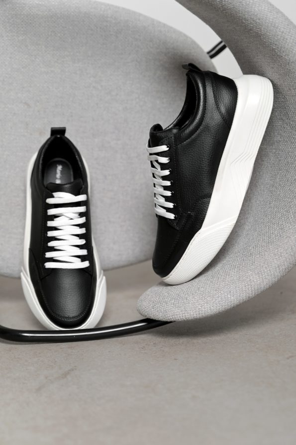 Mario Baldini eco leather shoes black 413-70 EDO