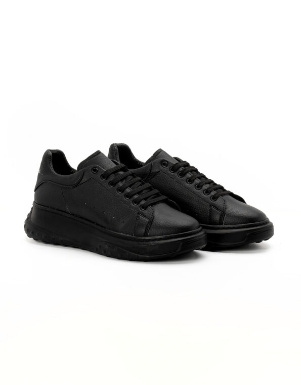 Mario Baldini eco leather shoes total black