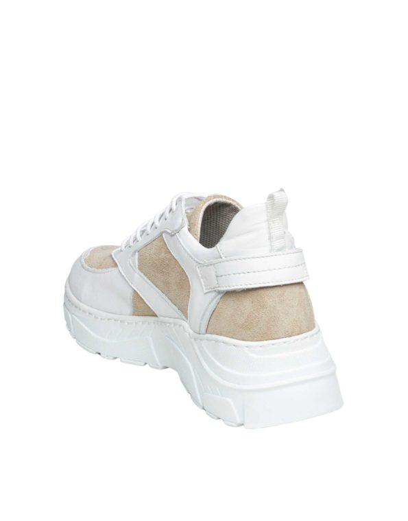 Γυναικείο Δερμάτινο Half-Suede Sneaker