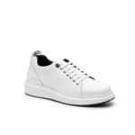 Men's Leather Sneakers - White (108 White)