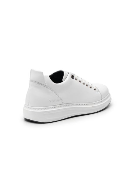Ανδρικό Δερμάτινο Sneaker - Λευκό (108 White)
