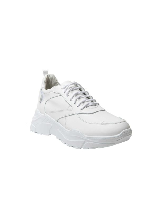 Γυναικείο Δερμάτινο Λευκό Sneaker (2025 – White)
