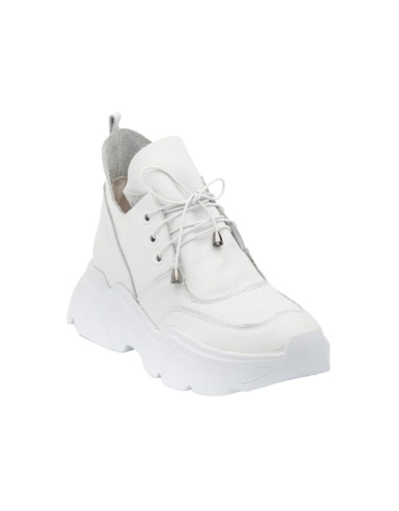 Women's Leather Total White Sneaker