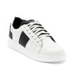 Ανδρικά Δερμάτινα Sneakers Λευκά - (2229 White)