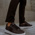 andrika dermatina deta sneaker black grey cod2229 fenomilano leather shoes
