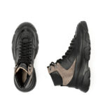 andrika dermatina mpotakia black taupe kordonia cod2224 fenomilano leather shoes