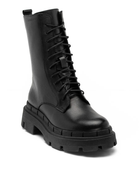 Women's Leather Boots in Black - (3031 Black)