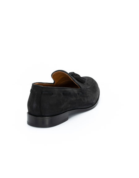 Men's Leather Loafers Black - (2968-1B Black)