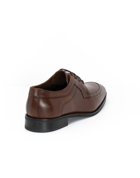 Men's Leather Classic Shoes Brown - Handmade (1951 - Brown)