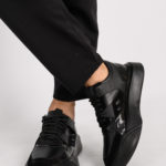 Ανδρικά Δερμάτινα Sneakers Total Black – (2226 Black)