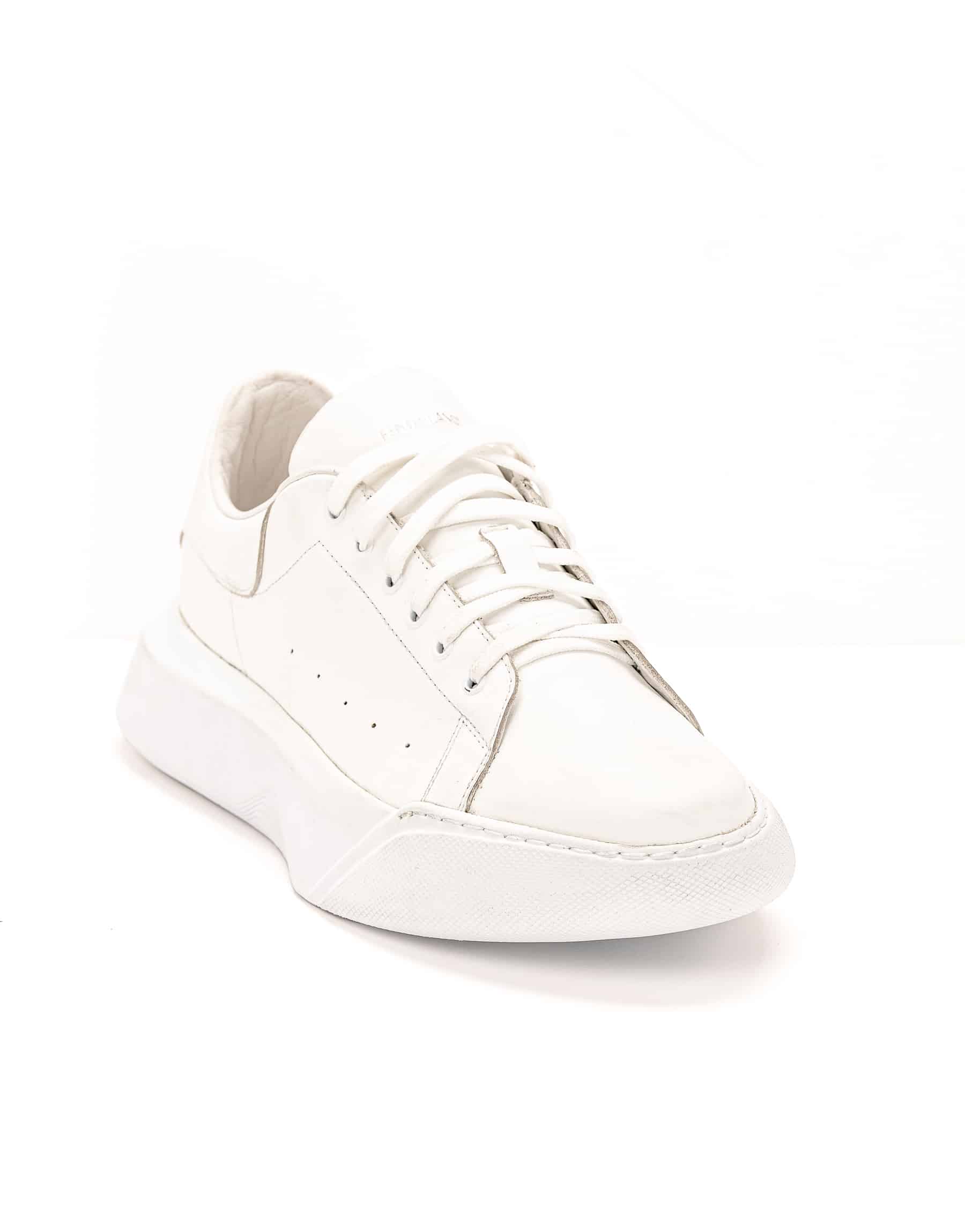 andrika dermatina dipata sneakers total white code 2317 fenomilano