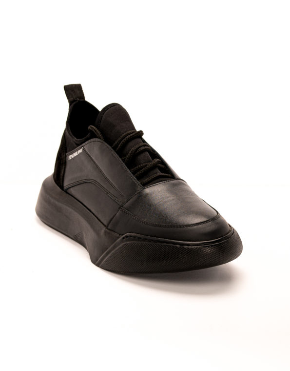 andrika dermatina sneakers black lastixo code 2228