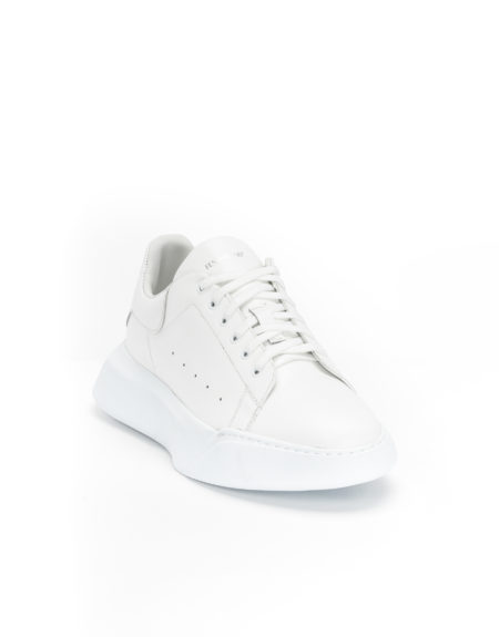 andrika dermatina sneakers total white code 2317 fenomilano