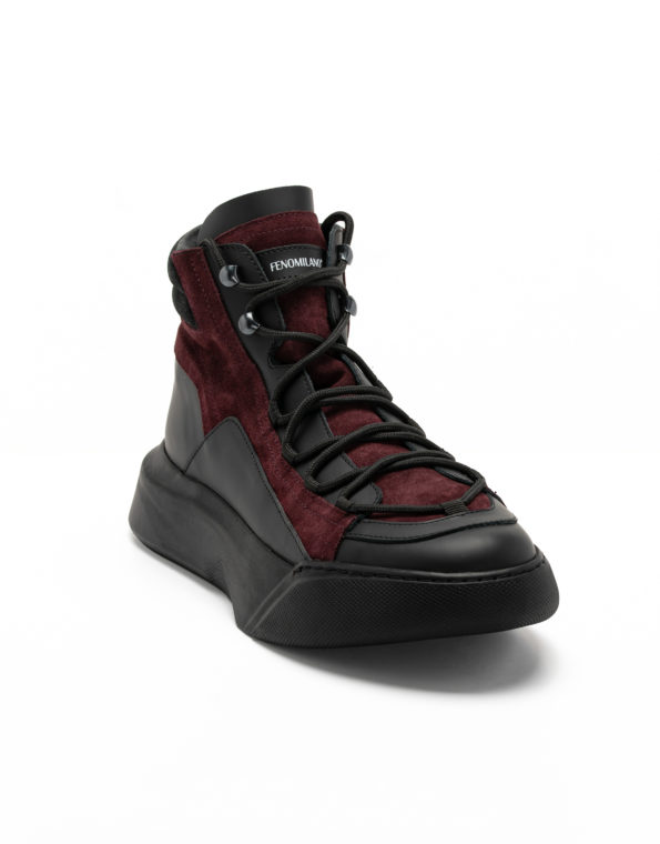 andrika-dermatina-black-bordeaux-mpotakia-sneaker-sola-cod-2303-fenomilano