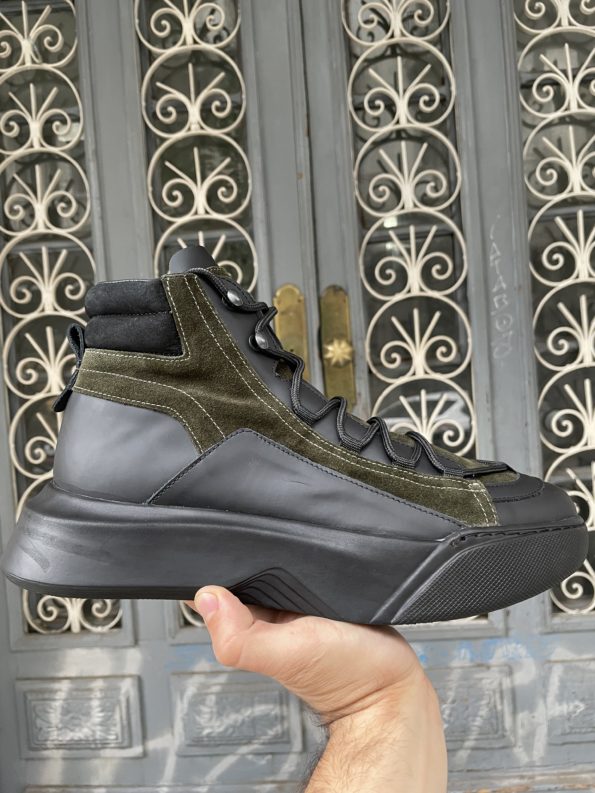 andrika-dermatina-black-green-mpotakia-sneaker-sola-cod-2303-fenomilano-hand (2)