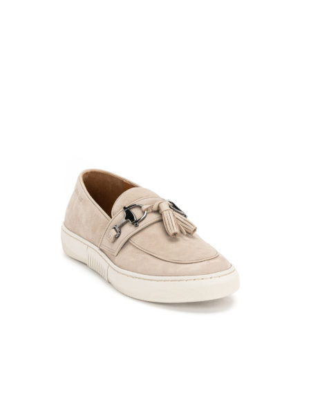 andrika dermatina papoutsia loafers beige code 2967 3 fenomilano