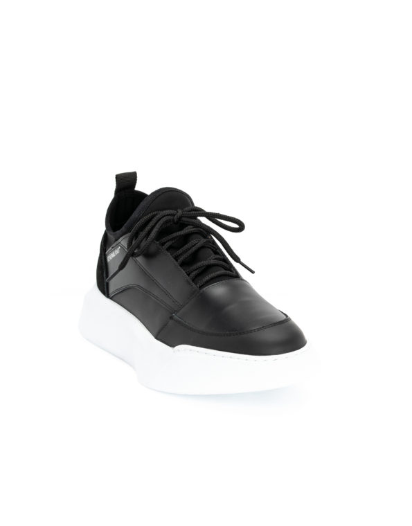 andrika-dermatina-papoutsia-sneakers-black-white-sole-code-2228-fenomilano
