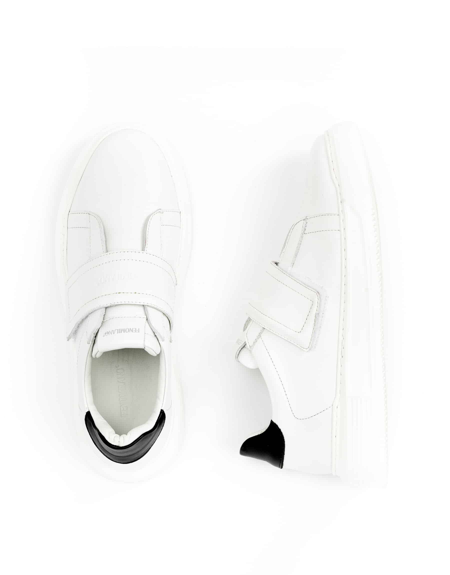 KEITH vegan velcro low top sneakers | WHITE – GoodGuysdontwearleather