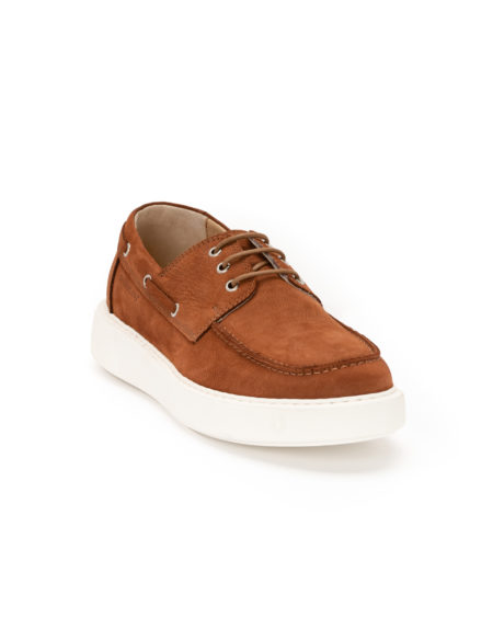 mens leather summer boat shoes taba code 3090 fenomilano