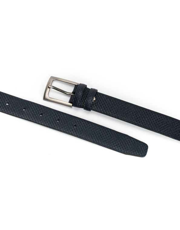 andrikes dermatines zwnes navy leather belts fenomilano