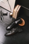 andriko-klassiko-papoutsi-cheiropoiito-loafer-monk-black-croco-kl2416-fenomilano