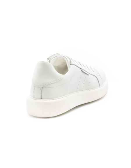 andrika dermatina sneakers total white code 2333 fenomilano