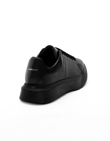 andrika dermatina dipata sneakers total black code 2317 fenomilano