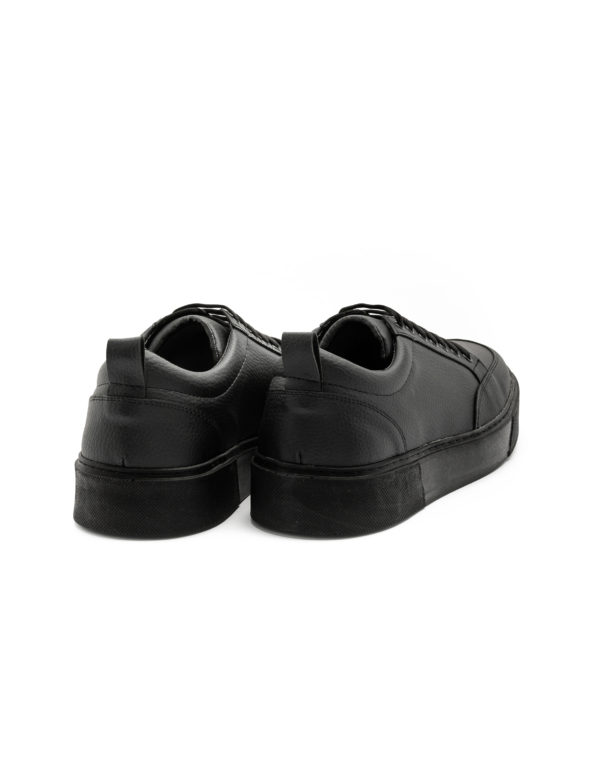 Mario Baldini eco leather shoes total black 413-70