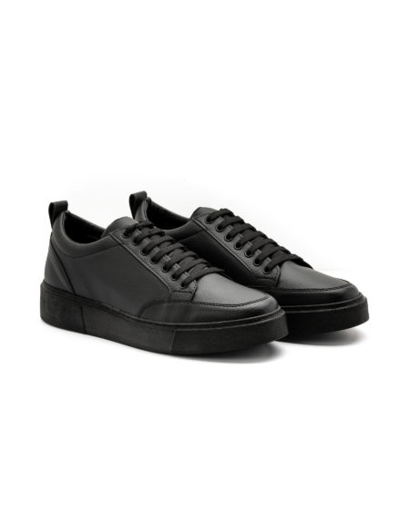 Mario Baldini eco leather shoes total black 413-70