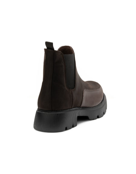 andrika dermatina chelsea boots brown black leather/Nubuck code 2326 fenomilano