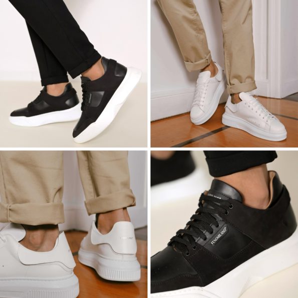 fenomilano leather sneakers