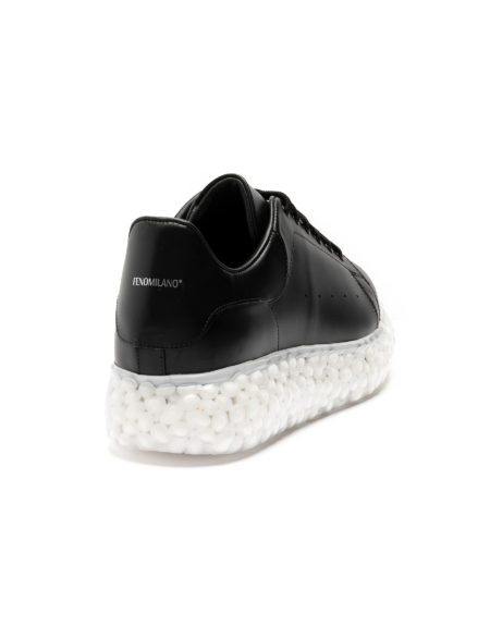 andrika dermatina sneakers black sole balls code B-2317 fenomilano