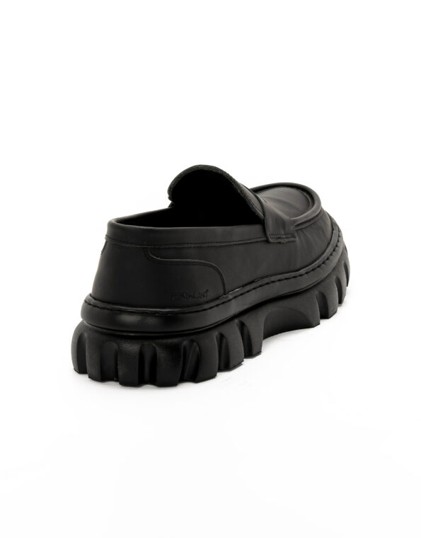 andrika dermatina total black loafers wild sola code 428 fenomilano