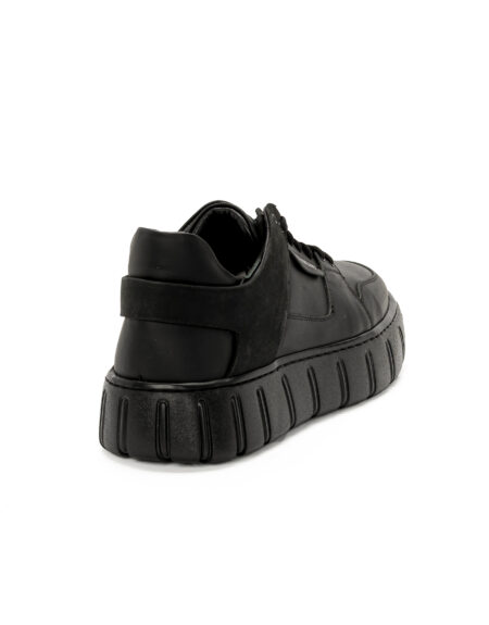 andrika dermatina sneakers nubuck total black code 2325 fenomilano