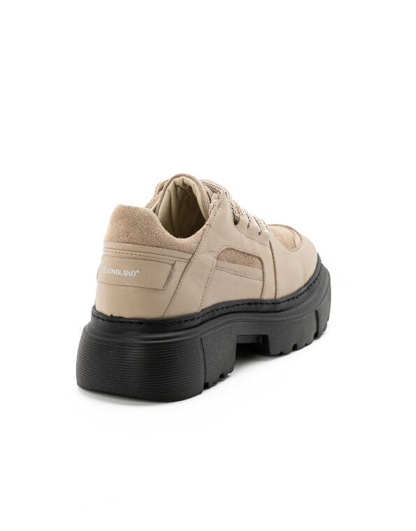 andrika dermatina sneakers half nubuck beige code 2425 fenomilano