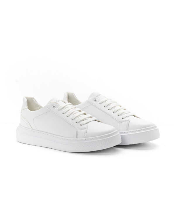 Mario Baldini eco leather shoes total white