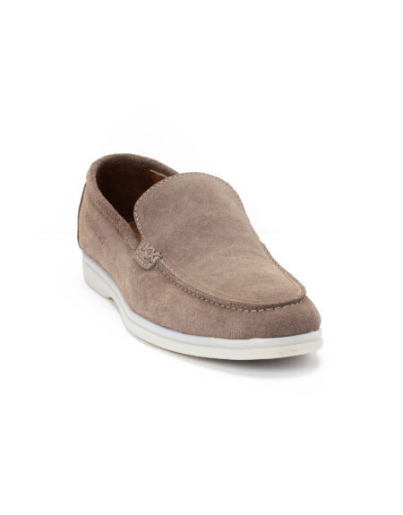andrika suede loafers xamili sola beige sis02 fenomilano