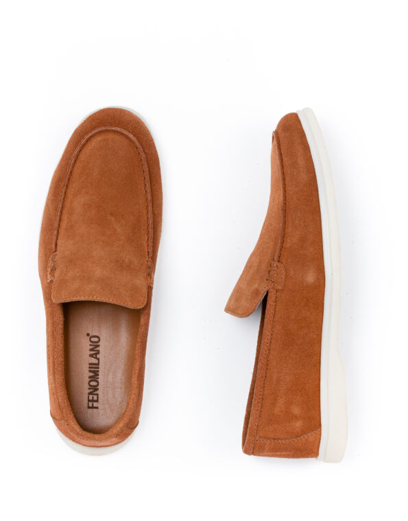 andrika suede loafers xamili sola taba sis02 fenomilano