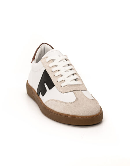 andrika dermatina low top white ice taba sneakers crepe beige sola fenomilano