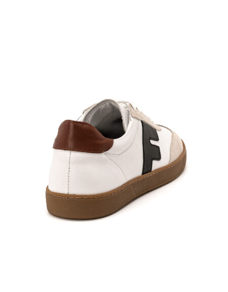 andrika dermatina low top white ice taba sneakers crepe beige sola fenomilano