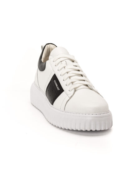 andrika dermatina dipata sneakers white black stripes sola fenomilano