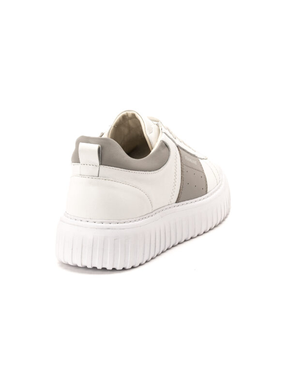 andrika dermatina dipata sneakers white light grey stripes sola fenomilano