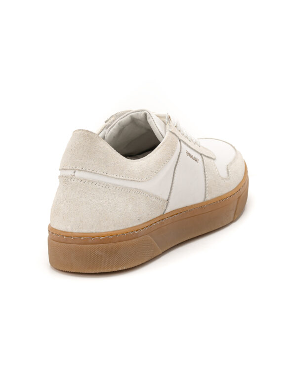 andrika dermatina sneakers white ice low beige sola fenomilano