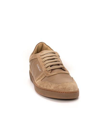 andrika handmade dermatina low top beige sneakers crepe beige sola fenomilano