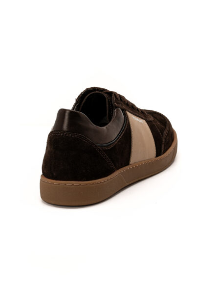 andrika dermatina low top suede brown beige sneakers crepe beige sola fenomilano