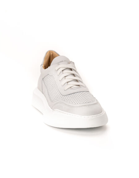 andrika dermatina sneakers white ice chunky sole fenomilano
