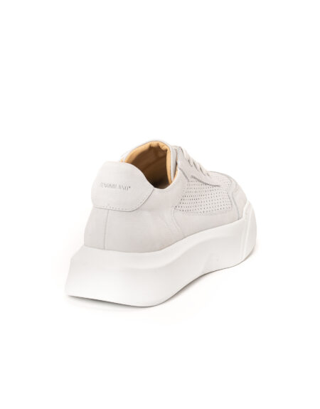 andrika dermatina sneakers white ice chunky sole fenomilano