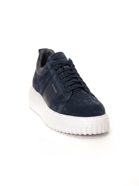 andrika dermatina sneakers suede navy light eva sola fenomilano