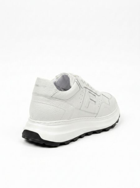andrika dermatina sneakers total white athletic fenomilano