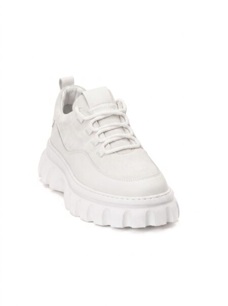 andrika dermatina sneakers white ice half nubuck chunky sola 2423 fenomilano